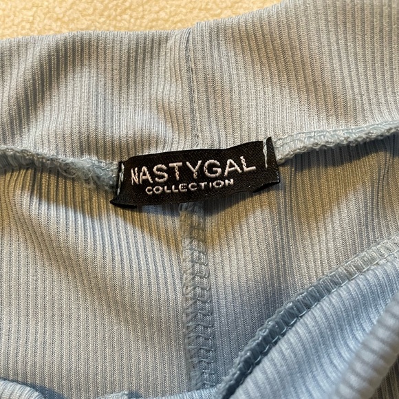 NASTY GAL ribbed flare pants - Picture 4 of 4